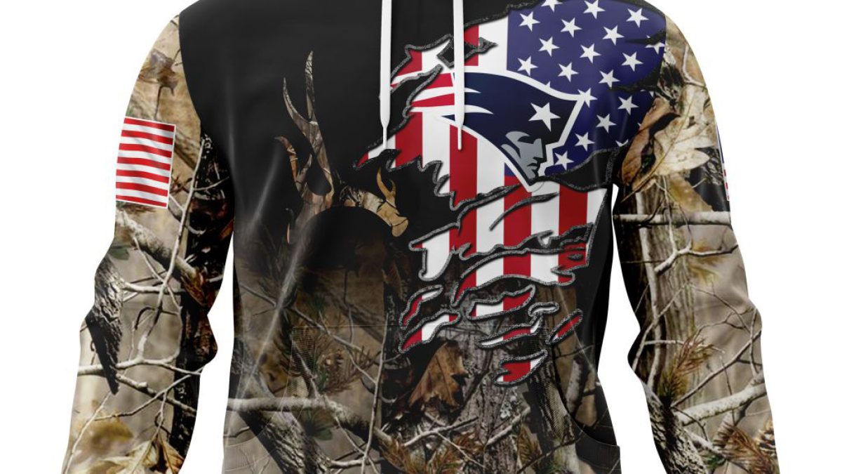 New England Patriots NFL Special Camo Realtree Hunting Personalized Hoodie  T Shirt - Growkoc