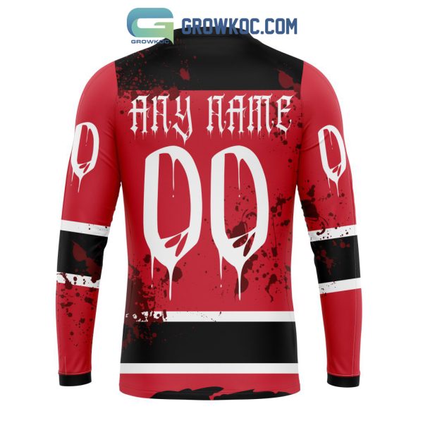 New Jersey Devils NHL Special Design Jersey With Your Ribs For Halloween Hoodie T Shirt