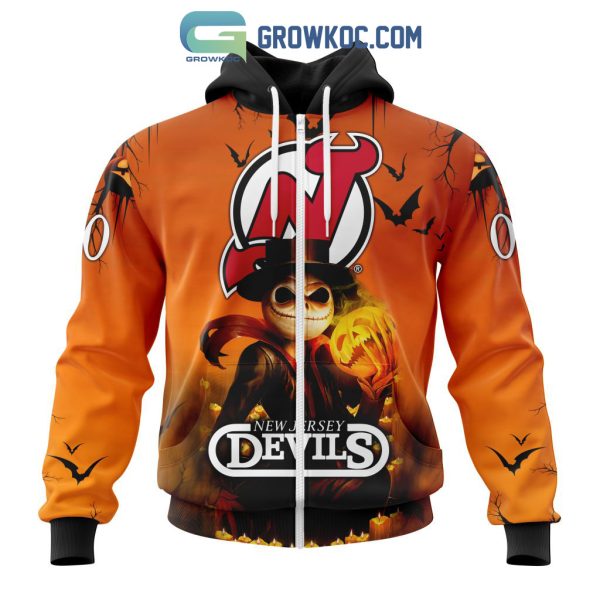 New Jersey Devils NHL Special Jack Skellington Halloween Concepts Hoodie T Shirt