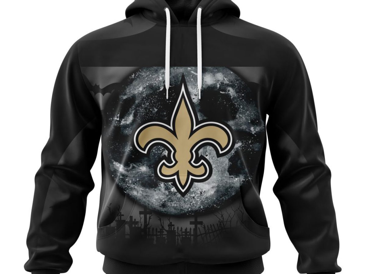 NEW NFL New Orleans Saints Special Kits With Skull Art 3D Hoodie