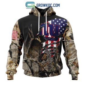 New York Giants NFL Special Camo Realtree Hunting Personalized Hoodie T Shirt
