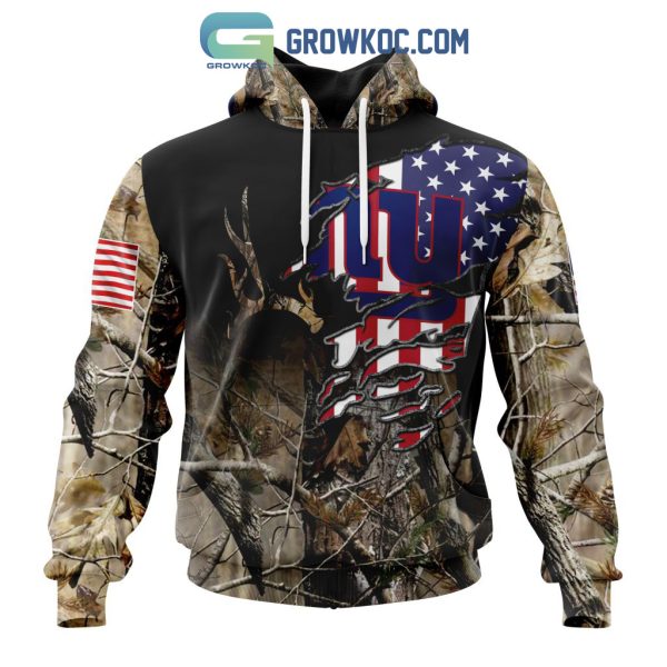 New York Giants NFL Special Camo Realtree Hunting Personalized Hoodie T Shirt