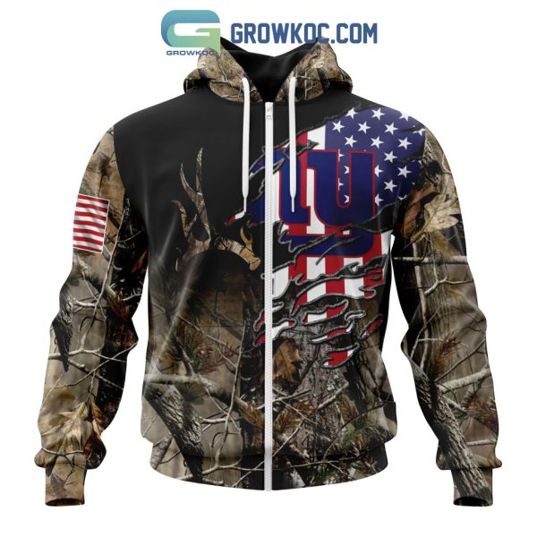 New York Giants NFL Special Camo Realtree Hunting Personalized Hoodie T Shirt