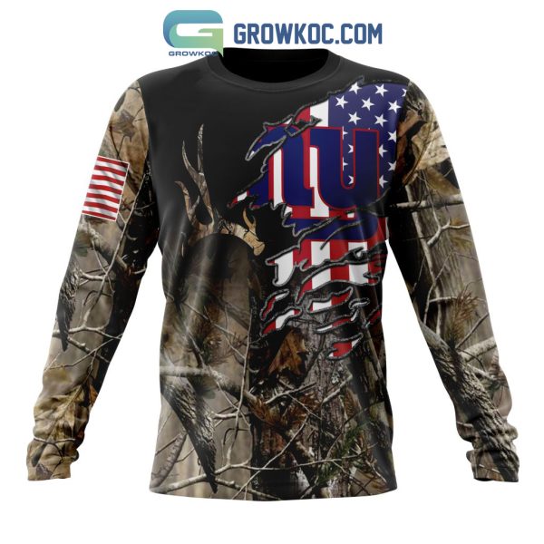 New York Giants NFL Special Camo Realtree Hunting Personalized Hoodie T Shirt