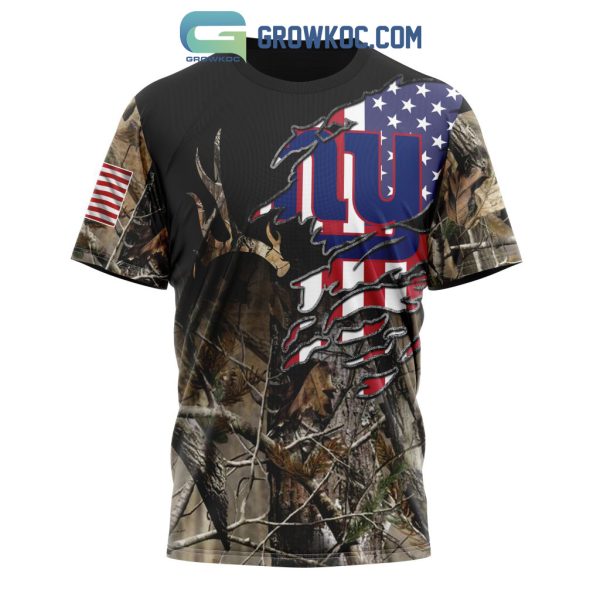 New York Giants NFL Special Camo Realtree Hunting Personalized Hoodie T Shirt