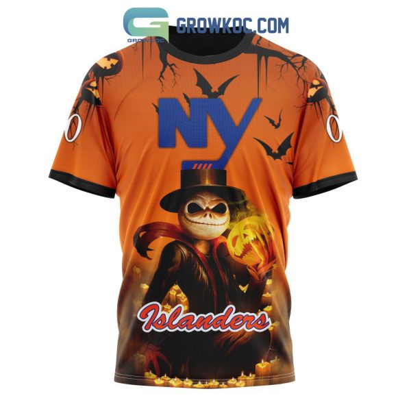 New York Islanders NHL Special Jack Skellington Halloween Concepts Hoodie T Shirt