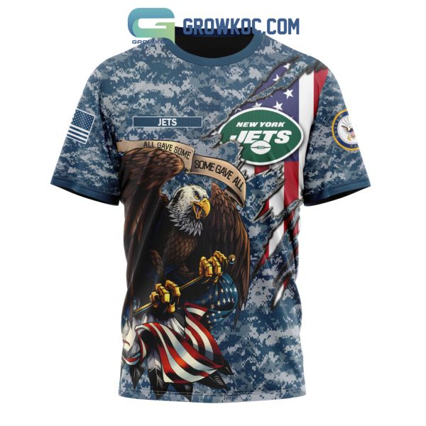 New York Jets NFL Honor US Navy Veterans All Gave Some Some Gave All Personalized Hoodie T Shirt