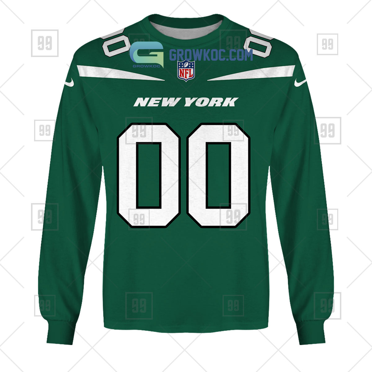 New York Jets NFL Personalized Home Jersey Hoodie T Shirt Growkoc