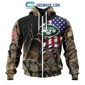 New York Jets NFL Special Camo Realtree Hunting Personalized Hoodie T Shirt