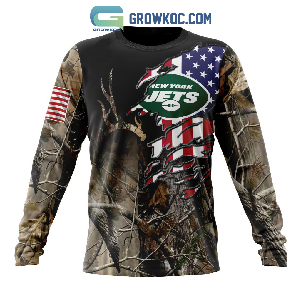 New York Jets NFL Special Camo Hunting Personalized Hoodie T Shirt - Growkoc