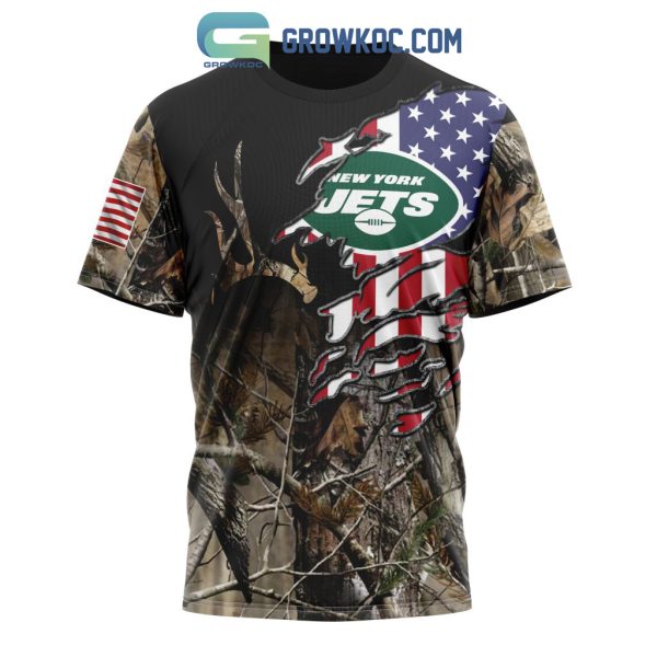 New York Jets NFL Special Camo Realtree Hunting Personalized Hoodie T Shirt