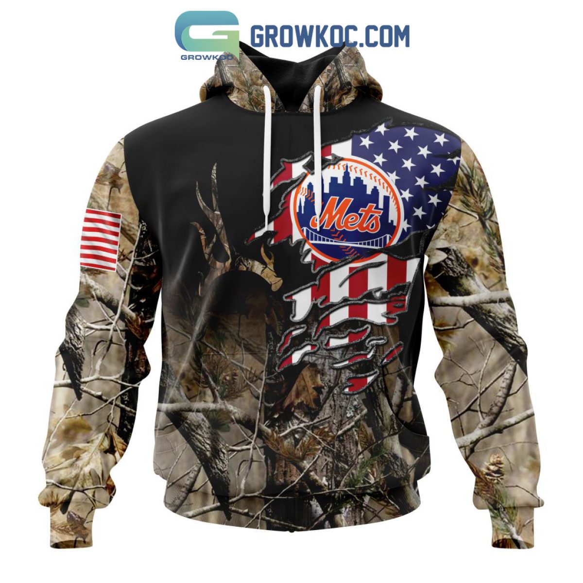Boston Red Sox MLB Personalized Hunting Camouflage Hoodie T Shirt - Growkoc