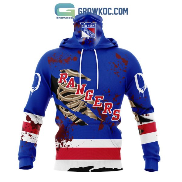 New York Rangers NHL Special Design Jersey With Your Ribs For Halloween Hoodie T Shirt