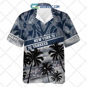 New York Yankees MLB Personalized Palm Tree Hawaiian Shirt