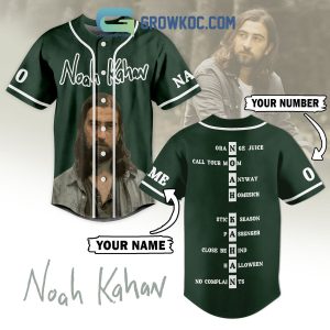 Noah Kahan All Hit Song Personalized Baseball Jersey