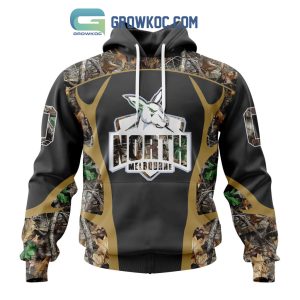 North Melbourne Football Club AFL Special Camo Hunting Personalized Hoodie T Shirt