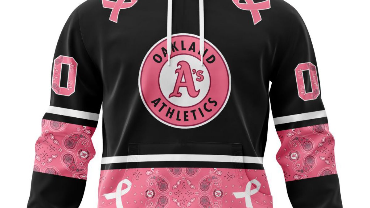 Oakland A's, Tops, Oakland As Breast Cancer Awareness Jersey W Cap