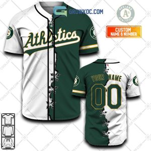 Oakland Athletics MLB Personalized Mix Baseball Jersey