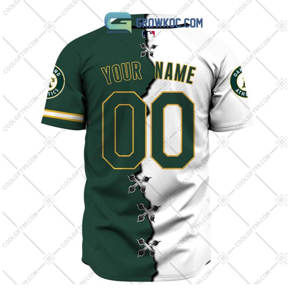 Oakland Athletics MLB Personalized Mix Baseball Jersey