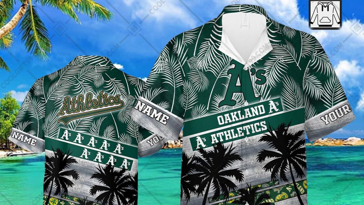 SALE] Personalized MLB Oakland Athletics Palm Tree Style Hawaiian Shirt -  Beetrendstore Store