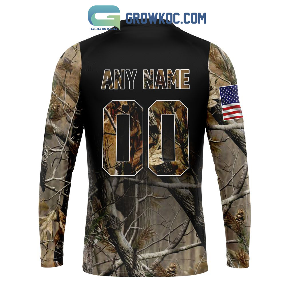 Oakland Athletics MLB Personalized Hunting Camouflage Hoodie T