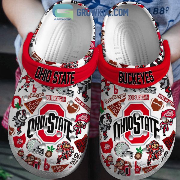 Ohio State Go Bucks Hang On Sloopy Clogs Crocs