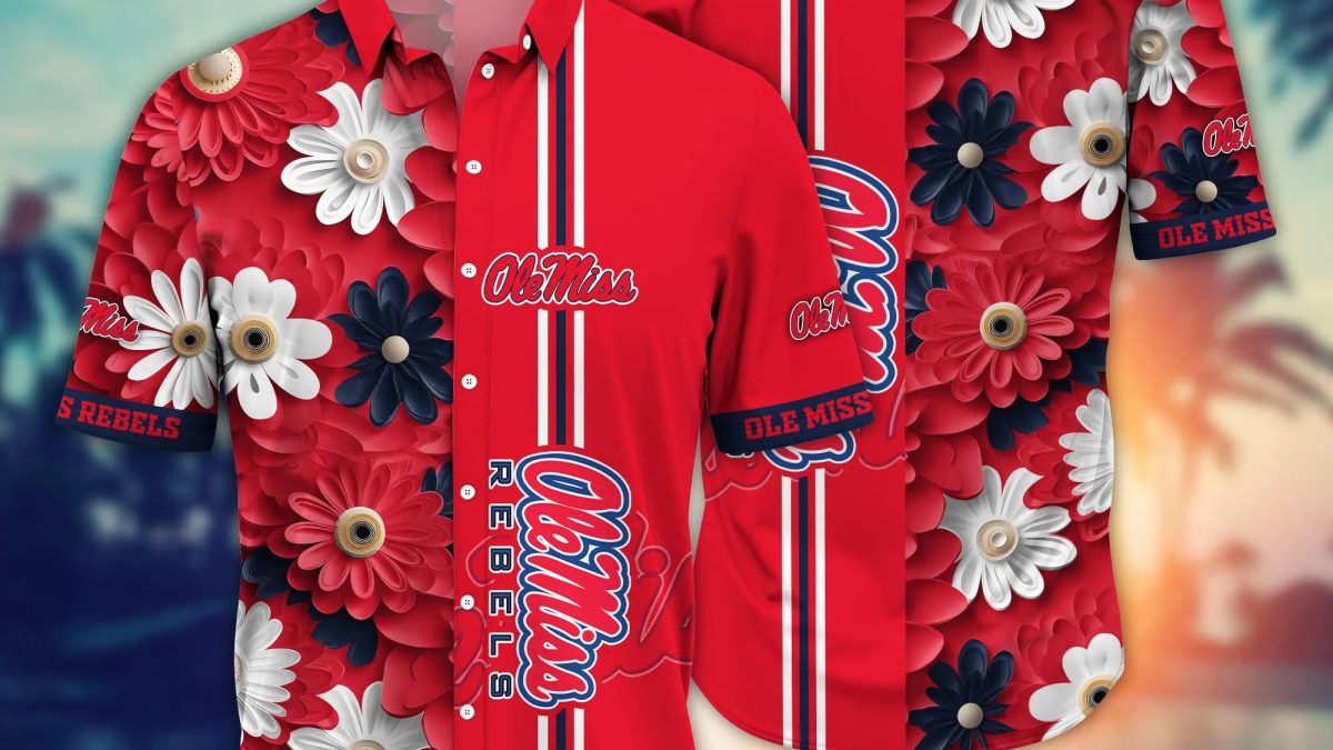 Ole Miss Rebels NCAA Flower Hawaiian Shirt - Growkoc