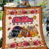 Oregon Ducks NCAA Football Welcome Fall Pumpkin Halloween Fleece Blanket Quilt