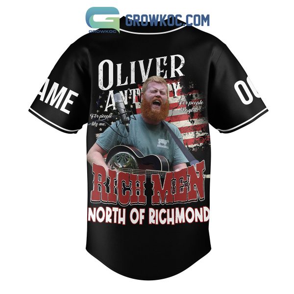 Oliver Anthony Rich Men North Of Richmond 2023 Personalized Baseball Jersey