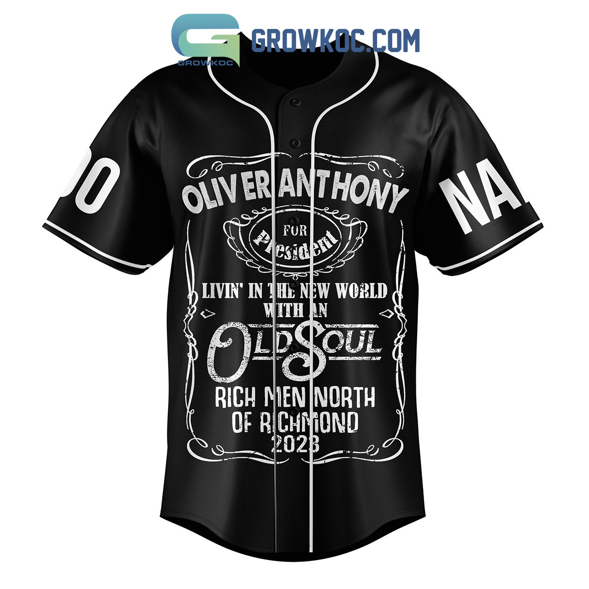 Oliver Anthony Rich Men North Of Richmond 2023 Personalized Baseball Jersey