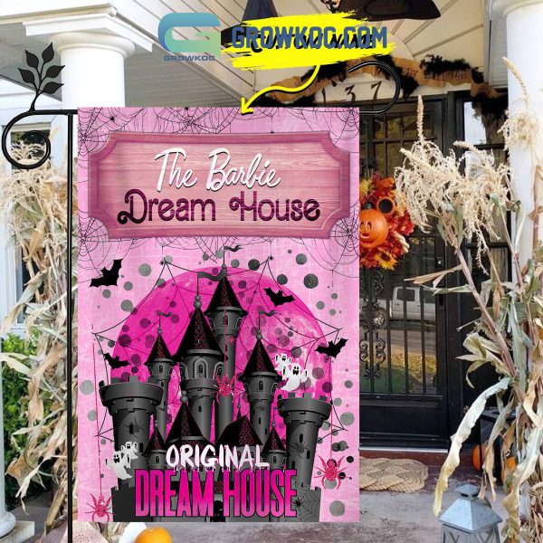 Original Dream House Halloween Nightmare Custom Name House Garden Flag