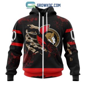 Ottawa Senators NHL Special Design Jersey With Your Ribs For Halloween Hoodie T Shirt