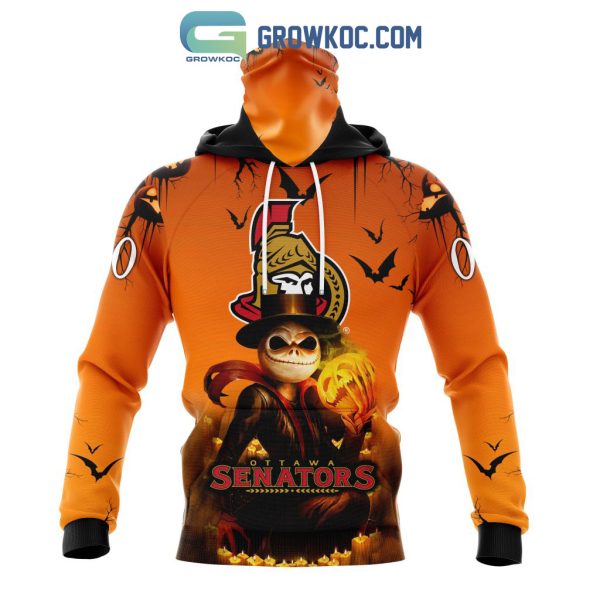 Ottawa Senators NHL Special Jack Skellington Halloween Concepts Hoodie T Shirt