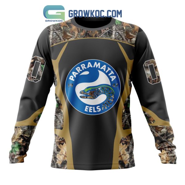 Parramatta Eels NRL Special Camo Hunting Personalized Hoodie T Shirt