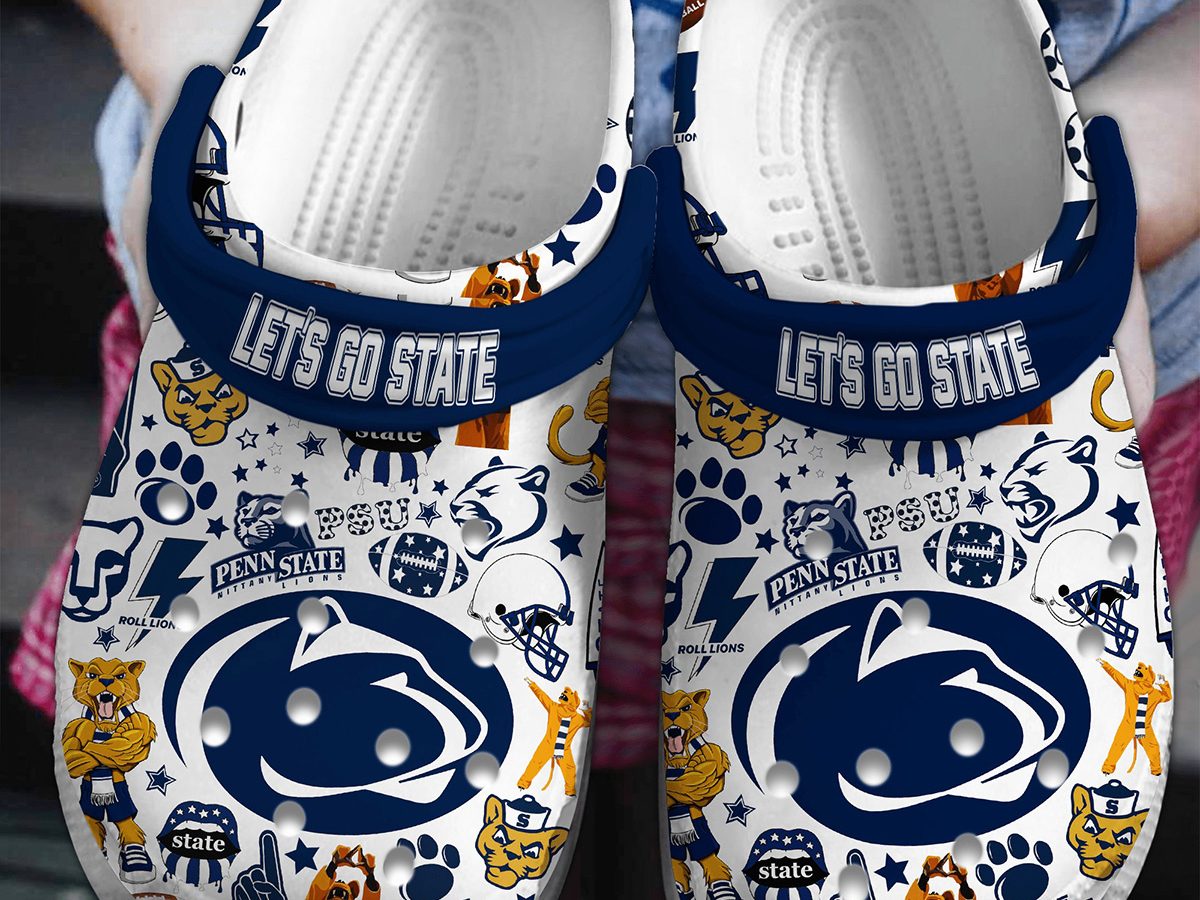 Penn State Nittany Lions Let's Go State Clogs - Growkoc