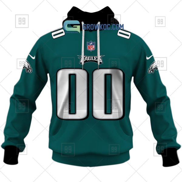 Philadelphia Eagles NFL Personalized Home Jersey Hoodie T Shirt