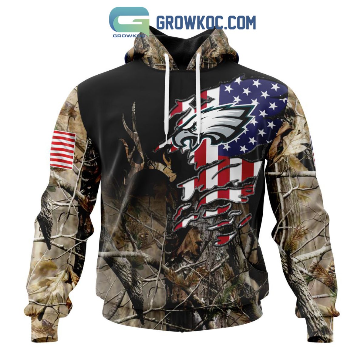 HOT TREND NFL Philadelphia Eagles Special Camo Design Cycling Jersey Hoodie