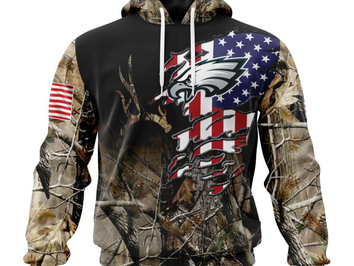 Philadelphia Eagles NFL Special Camo Hunting Personalized Hoodie T