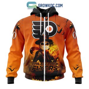 Philadelphia Flyers NHL Special Jack Skellington Halloween Concepts Hoodie T Shirt
