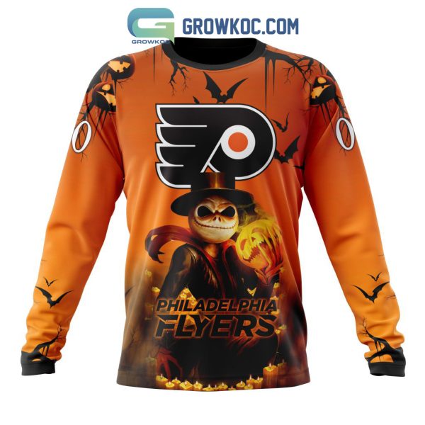 Philadelphia Flyers NHL Special Jack Skellington Halloween Concepts Hoodie T Shirt