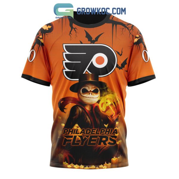 Philadelphia Flyers NHL Special Jack Skellington Halloween Concepts Hoodie T Shirt