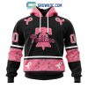Breast Cancer Awareness Skull Butterfly Hoodie T Shirt