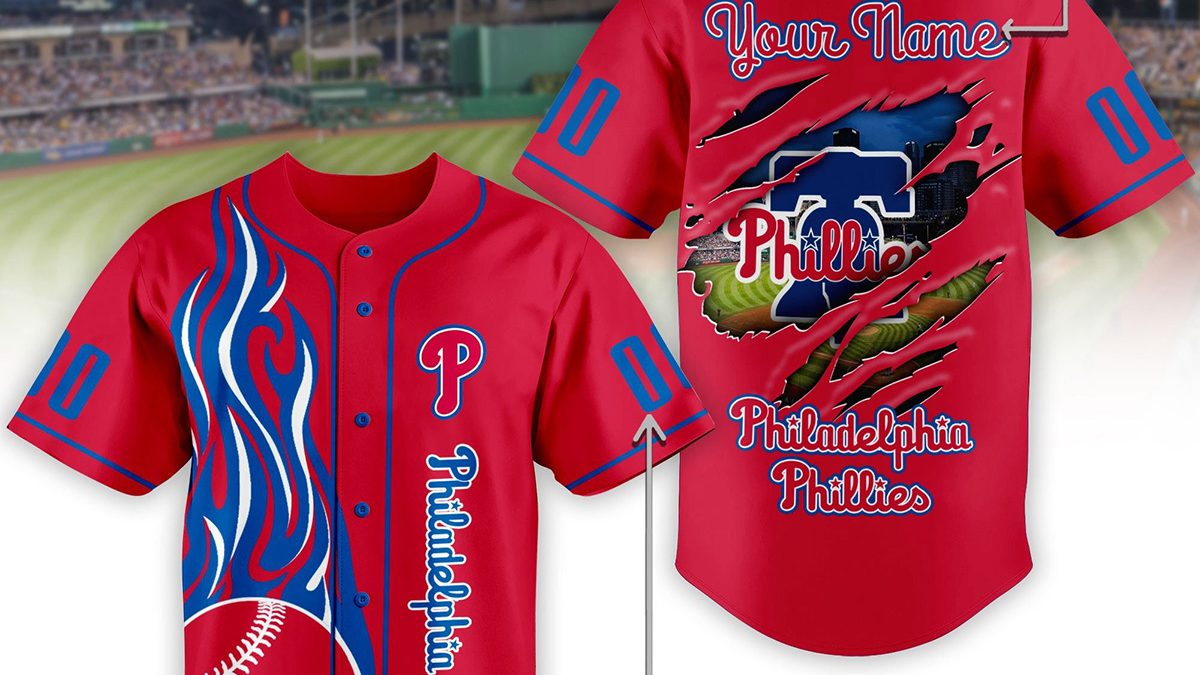 blue and red phillies jersey