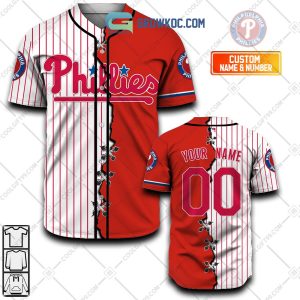Philadelphia Phillies MLB Personalized Mix Baseball Jersey