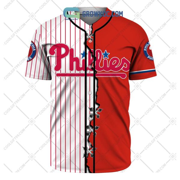 Philadelphia Phillies MLB Personalized Mix Baseball Jersey