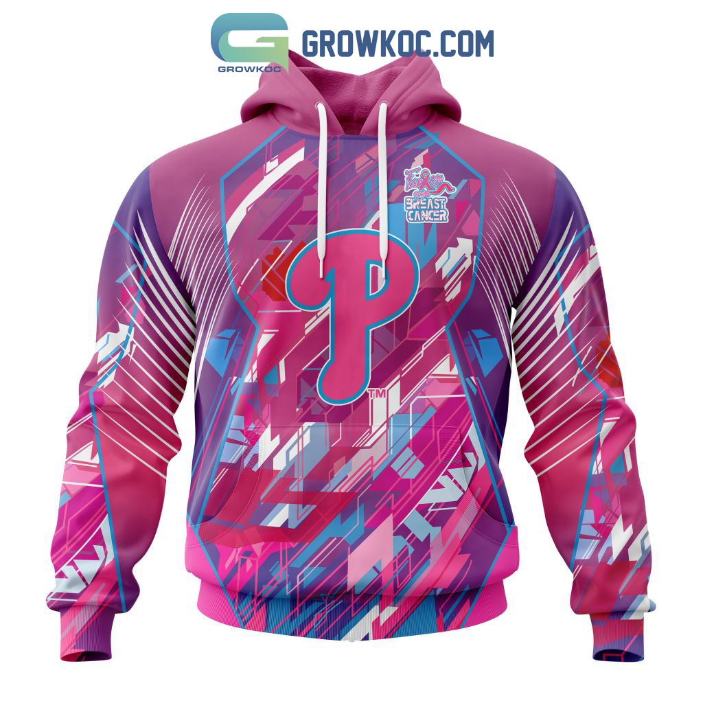 Philadelphia Phillies Mlb Special Design I Pink I Can! Fearless Against  Breast Cancer - Growkoc