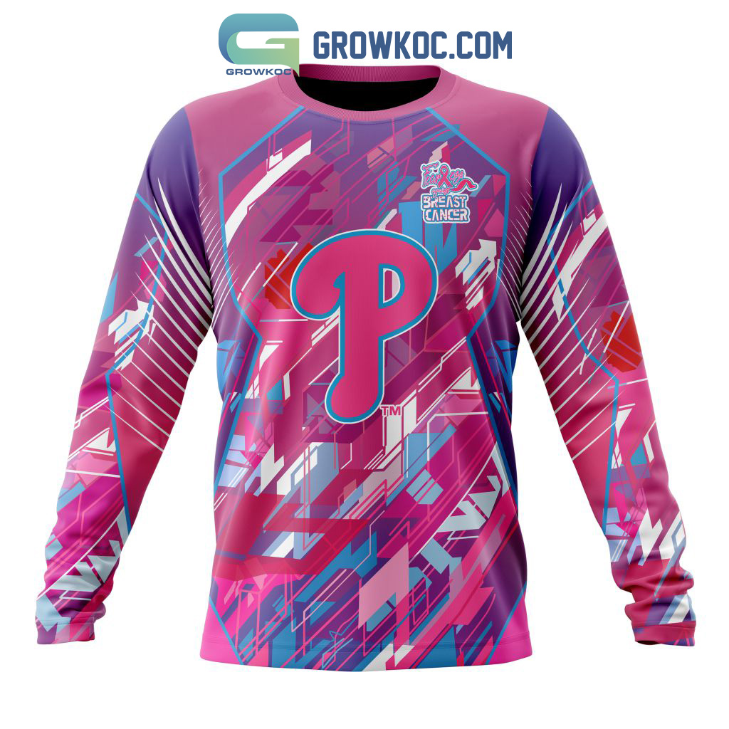Philadelphia Phillies Mlb Special Design I Pink I Can! Fearless