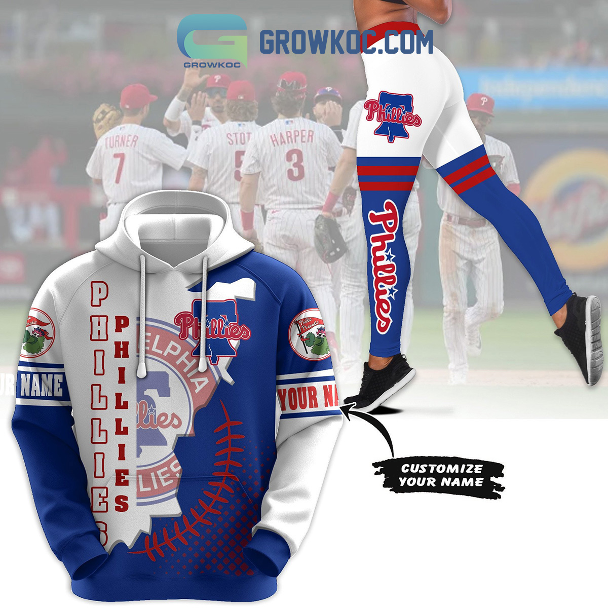 Philadelphia Phillies Love Team Personalized Baseball Jersey - Growkoc