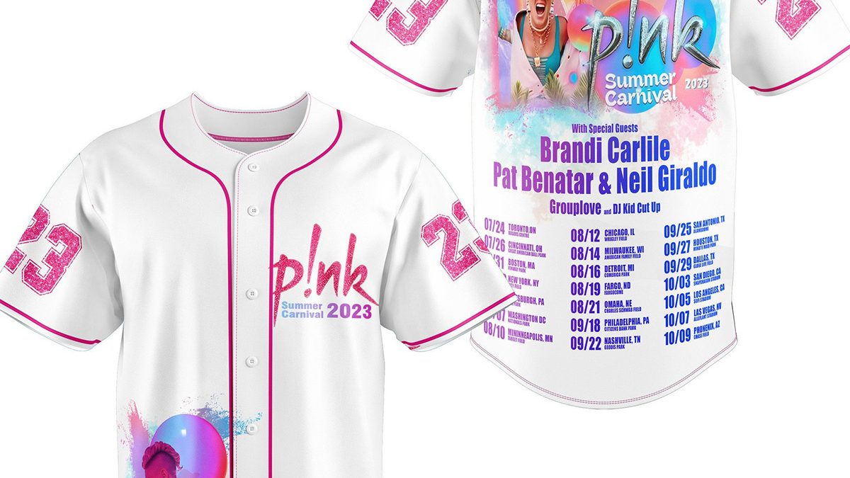 Pink Tour 2023 Summer Carnival Personalized Baseball Jersey - Growkoc