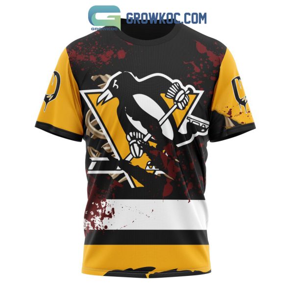 Pittsburgh Penguins NHL Special Design Jersey With Your Ribs For Halloween Hoodie T Shirt